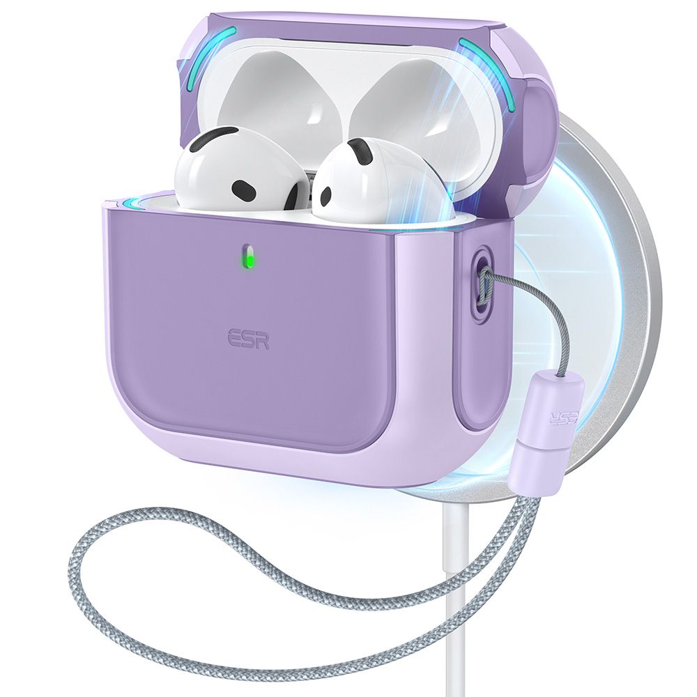 PUZDRO ESR ORBIT HALOLOCK MAGSAFE APPLE AIRPODS 4 PURPLE