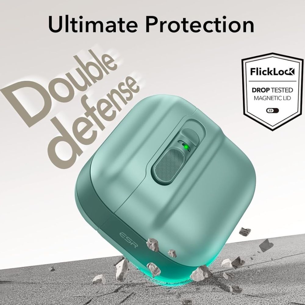  ESR PULSE HALOLOCK MAGSAFE APPLE AIRPODS 4 ZELENA