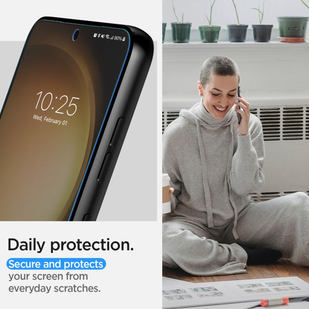 ZAŠTITNA  SPIGEN NEO FLEX 2-PACK GALAXY S23 PROZIRNA