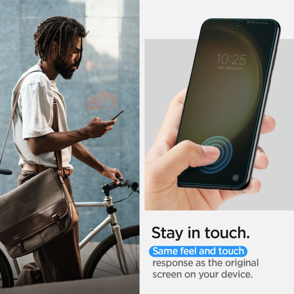 ZAŠTITNA  SPIGEN NEO FLEX 2-PACK GALAXY S23 PROZIRNA