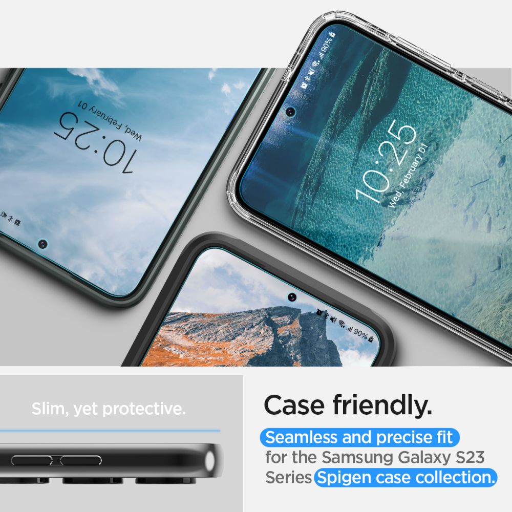 ZAŠTITNA  SPIGEN NEO FLEX 2-PACK GALAXY S23 PROZIRNA