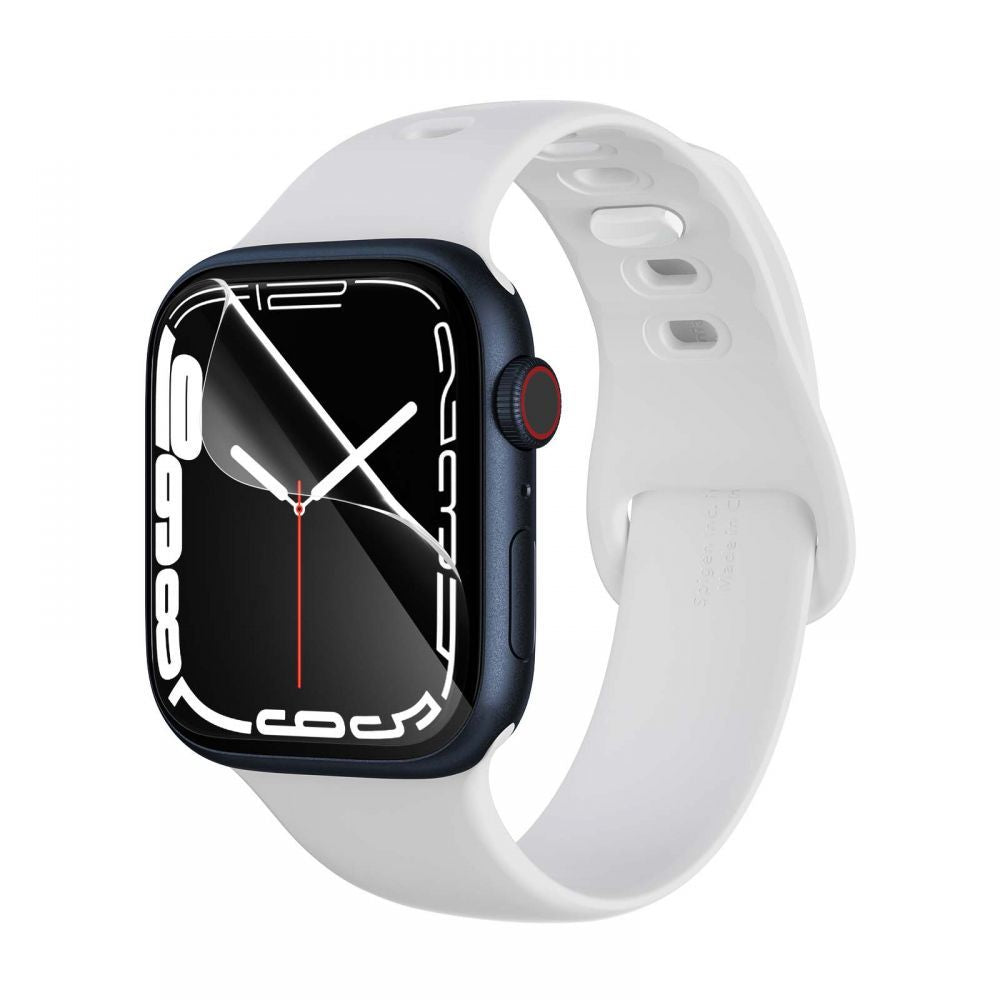 3X OCHRANNÁ FÓLIA NA APPLE WATCH 4 / 5 / 6 / 7 / 8 / 9 / SE 44 / 45 MM SPIGEN NEO FLEX 3-PACK CLEAR
