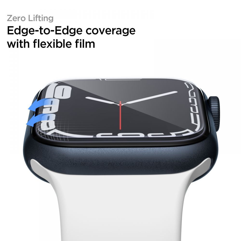 3X OCHRANNÁ FÓLIA NA APPLE WATCH 4 / 5 / 6 / 7 / 8 / 9 / SE 44 / 45 MM SPIGEN NEO FLEX 3-PACK CLEAR