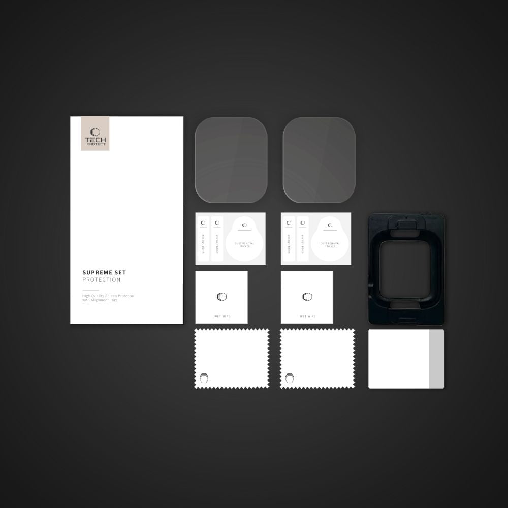 OCHRANNÁ FÓLIA TECH-PROTECT SUPREME SET 2-PACK APPLE WATCH 10 (46 MM) CLEAR