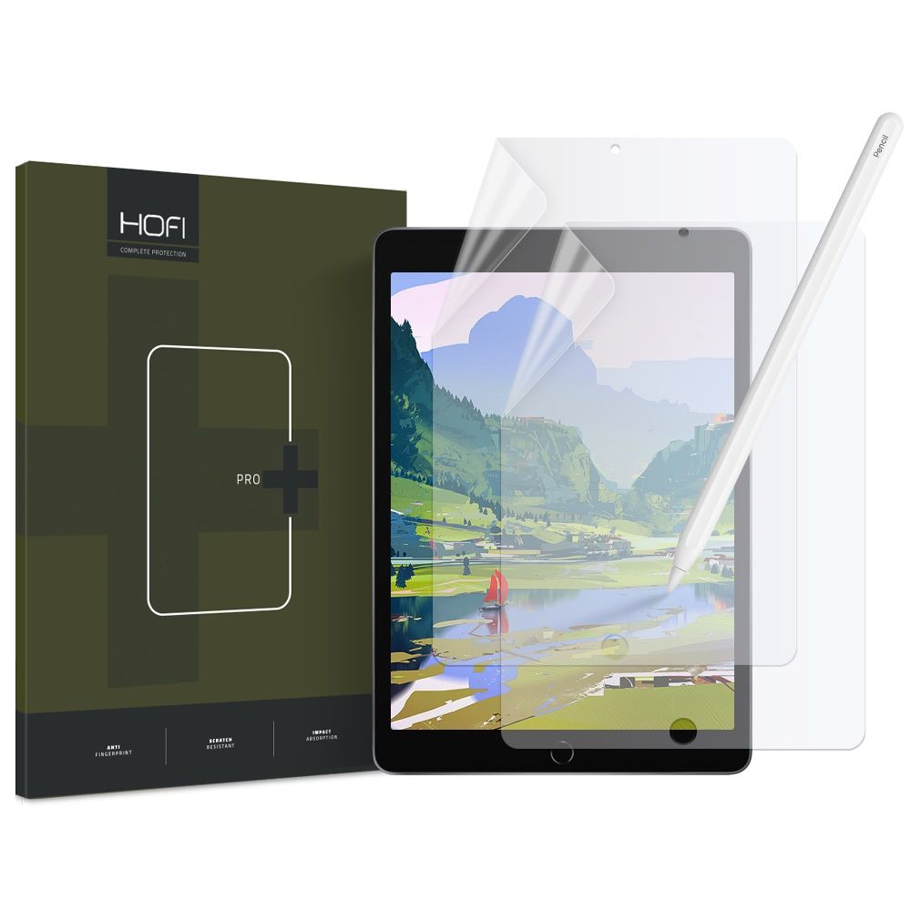 2X OCHRANNÁ FÓLIA HOFI PAPER PRO+ 2-PACK IPAD 10.2 7 / 8 / 9 / 2019-2021 MATTE CLEAR
