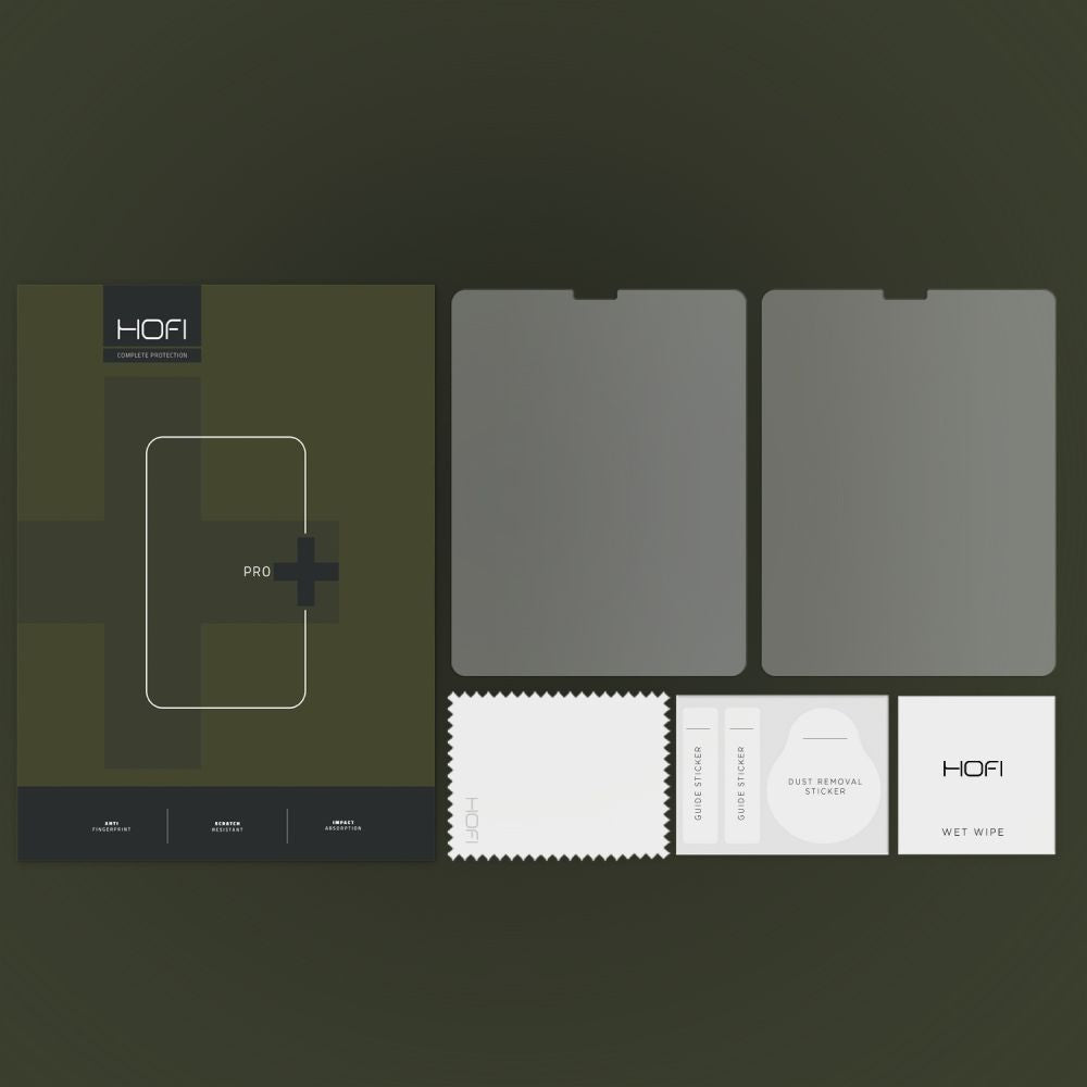 2X OCHRANNÁ FÓLIA HOFI PAPER PRO+ 2-PACK IPAD AIR 10.9 4 / 5 / 6 / 2020-2024 / PRO 11 2 / 3 / 4 / 2020-2022 MATTE CLEAR