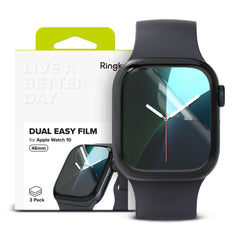 ZAŠTITNA  RINGKE DUAL EASY 3-PACK APPLE WATCH 10 (46 MM) PROZIRNA