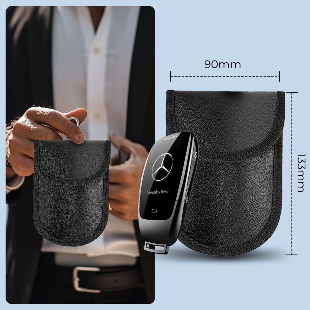 TECH-PROTECT KLR100 POUCH KEYLESS RFID SIGNAL BLOCKER CASE BLACK