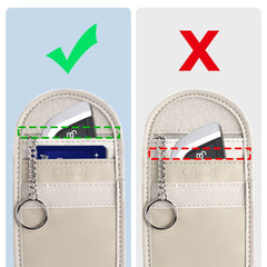 TECH-PROTECT KLR100 POUCH KEYLESS RFID SIGNAL BLOCKER CASE CAFFE LATTE
