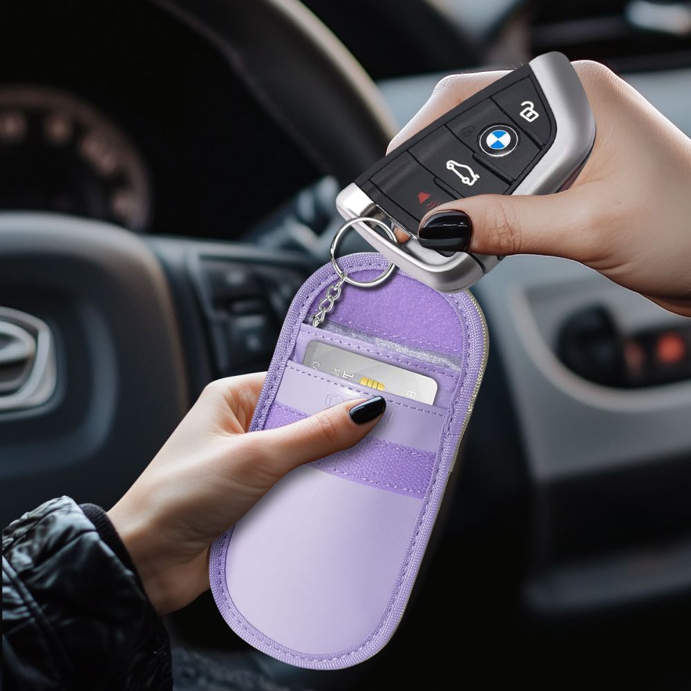 TECH-PROTECT KLR100 POUCH KEYLESS RFID SIGNAL BLOCKER CASE LAVENDER