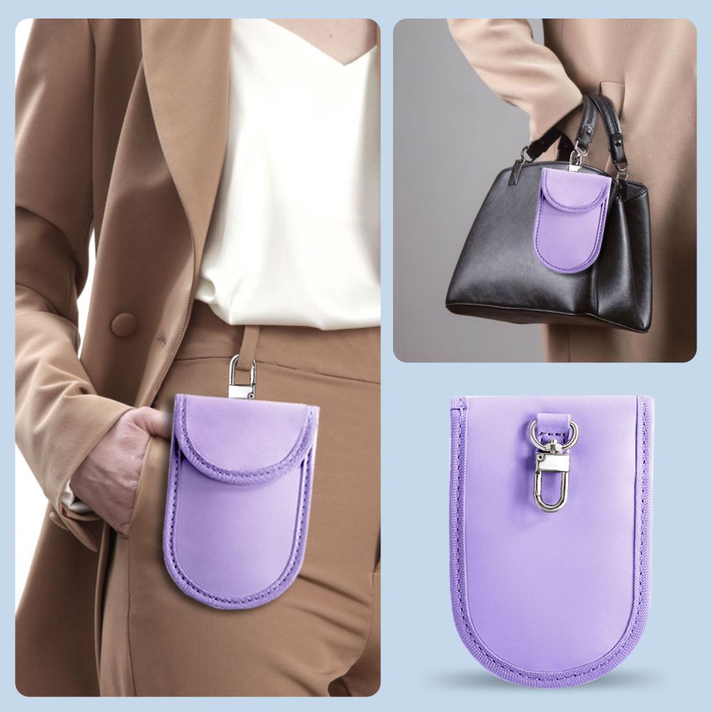 TECH-PROTECT KLR100 POUCH KEYLESS RFID SIGNAL BLOCKER CASE LAVENDER