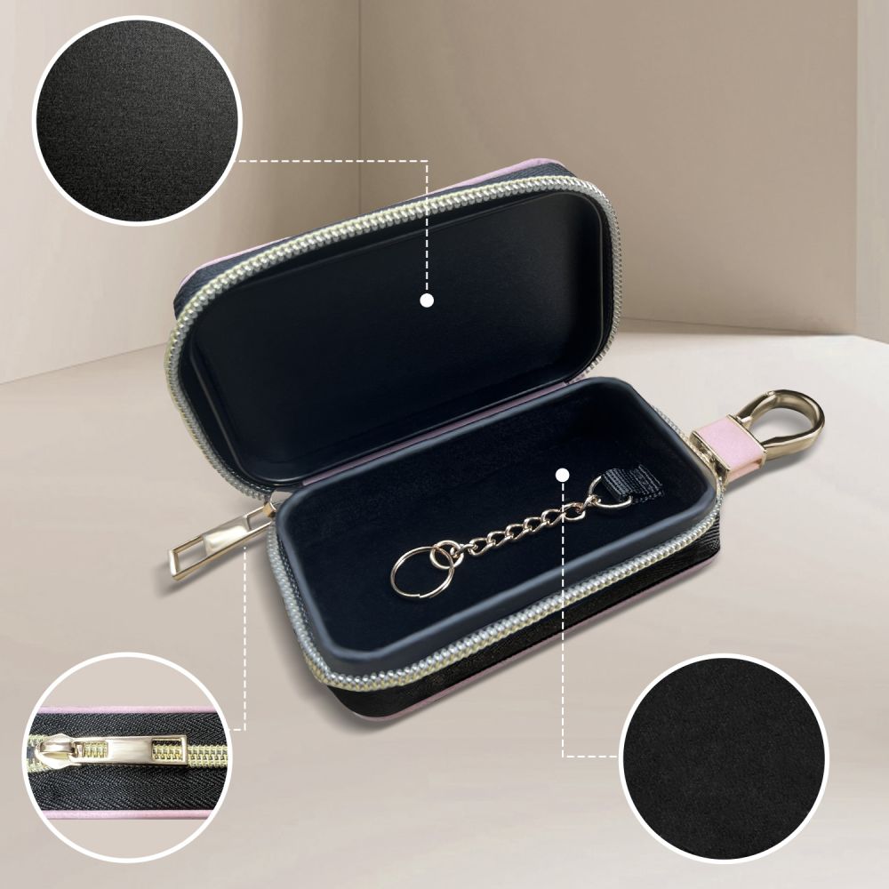 FARADAYA TECH-PROTECT KLR300  BEZKLJUČNI RFID SIGNAL BLOCKER TORBICA BABY ROZA