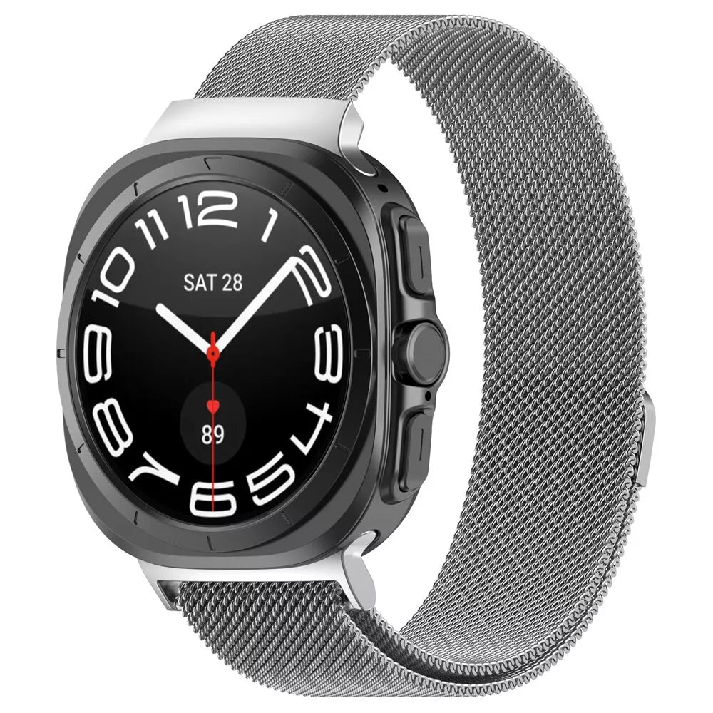 METALNA TRAKA ZA SAMSUNG GALAXY WATCH ULTRA (47 MM) HEYBAND MILANESE SREBRNA 