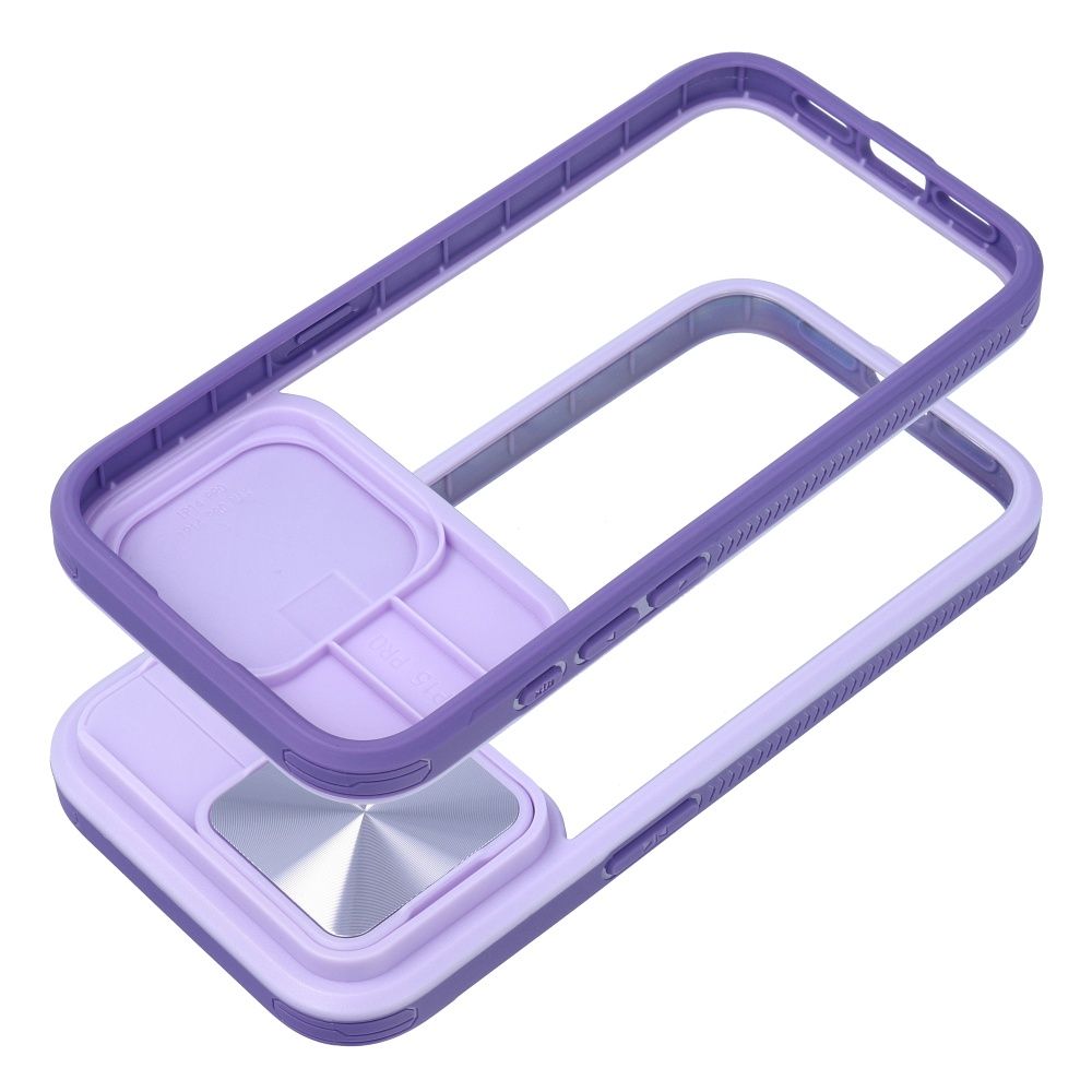 KRYT NA IPHONE 15 PRO HEYCASE CAMSHIELD PURPLE