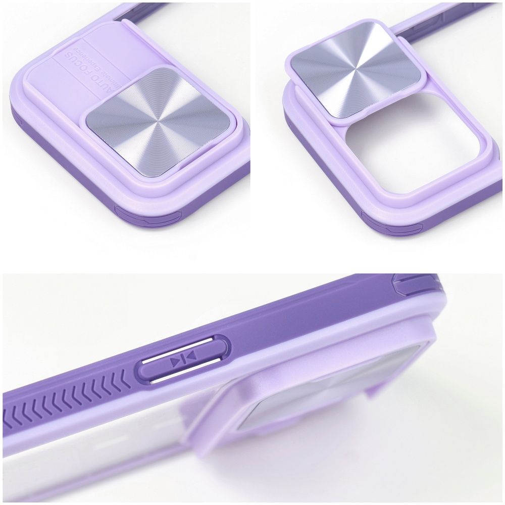 KRYT NA IPHONE 15 PRO HEYCASE CAMSHIELD PURPLE