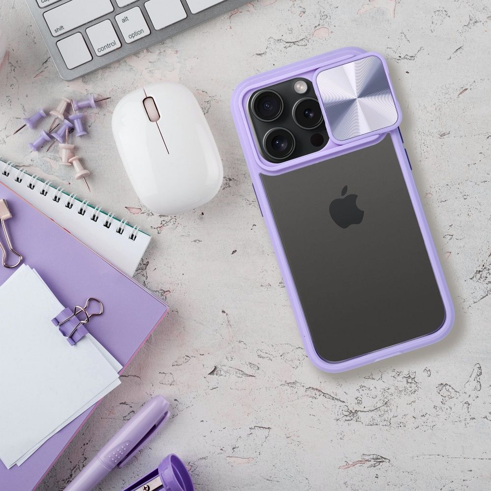 HÜLLE FÜR SAMSUNG GALAXY A24 5G HEYCASE CAMSHIELD LILA