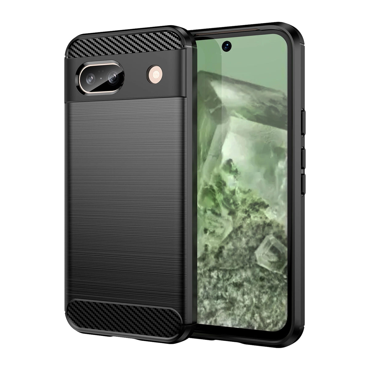 KRYT NA GOOGLE PIXEL 8A HEYCASE CARBON BLACK