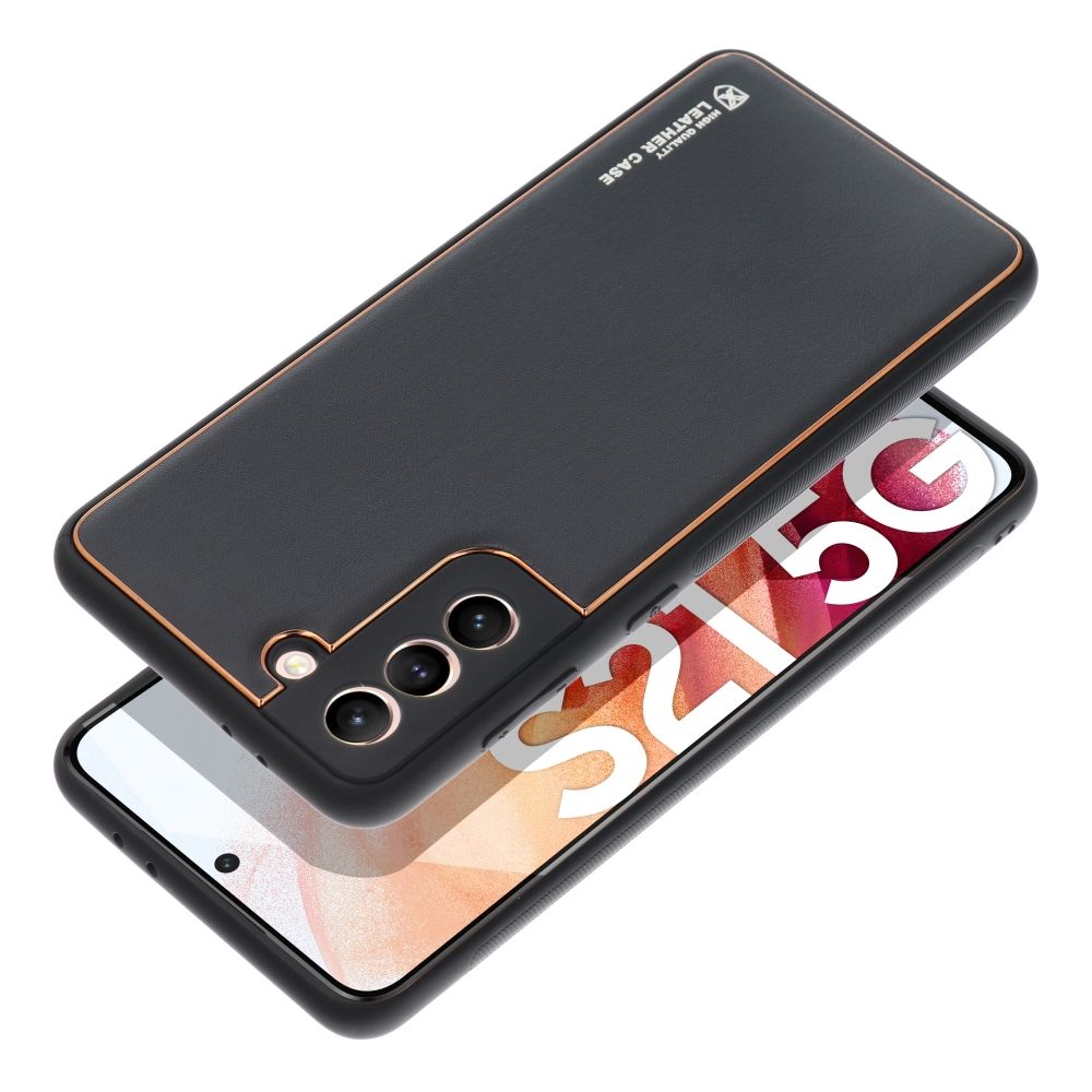 KOŽENÝ KRYT NA SAMSUNG GALAXY A25 5G HEYCASE LEATHER BLACK