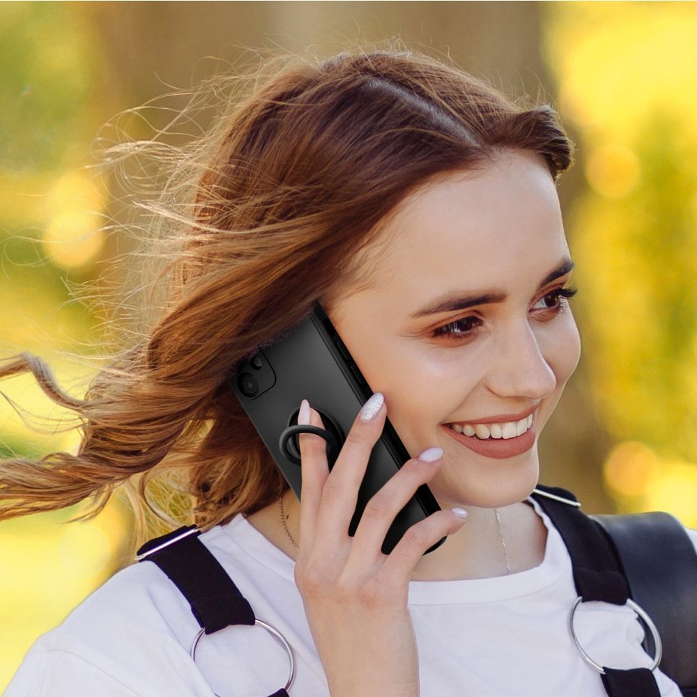  ZA SAMSUNG GALAXY A25 5G HEYCASE SILIKONSKI PRSTEN CRNA