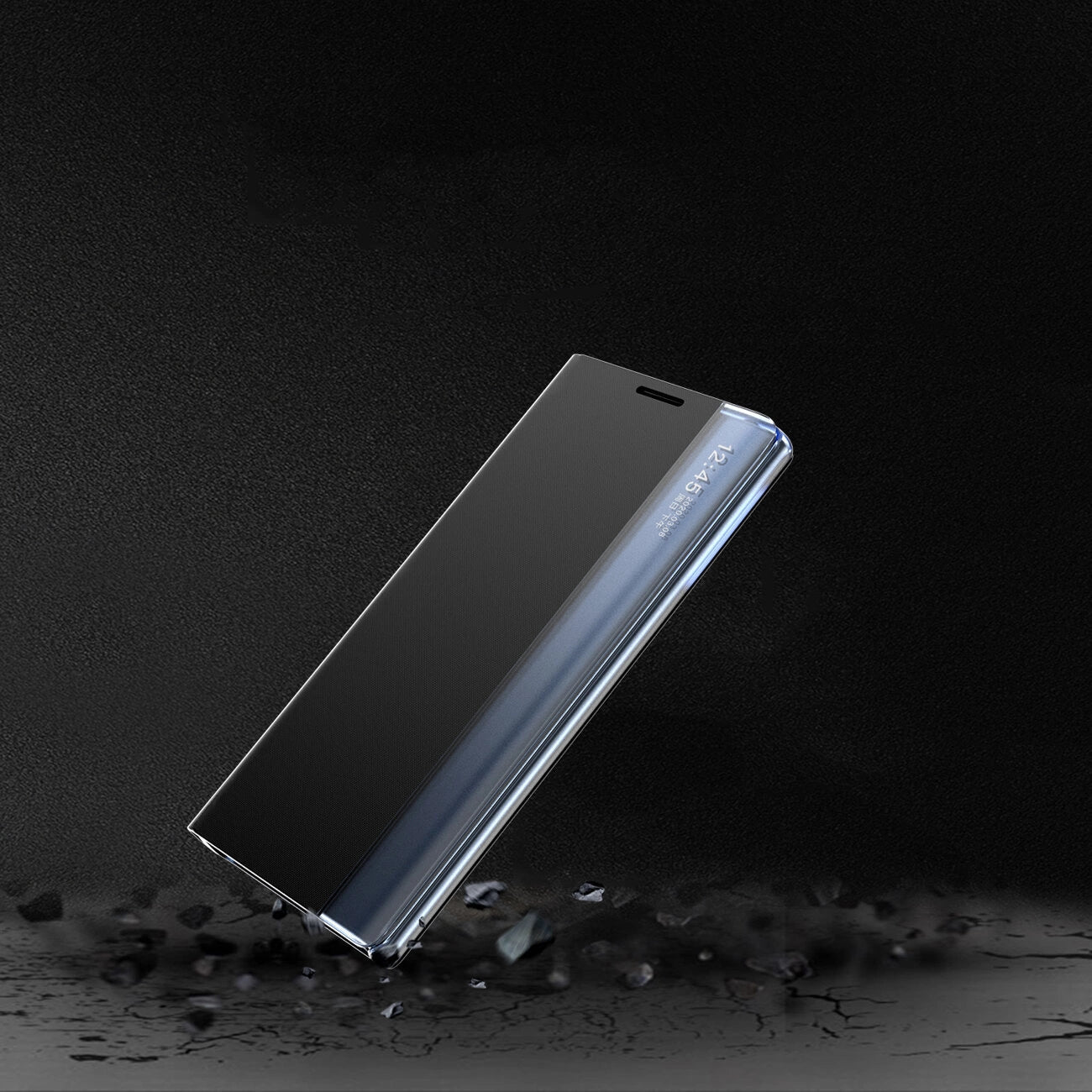 KNIŽNI  ZA XIAOMI POCO C65/REDMI 13C HEYCASE SLEEP VIEW CASE CRNA