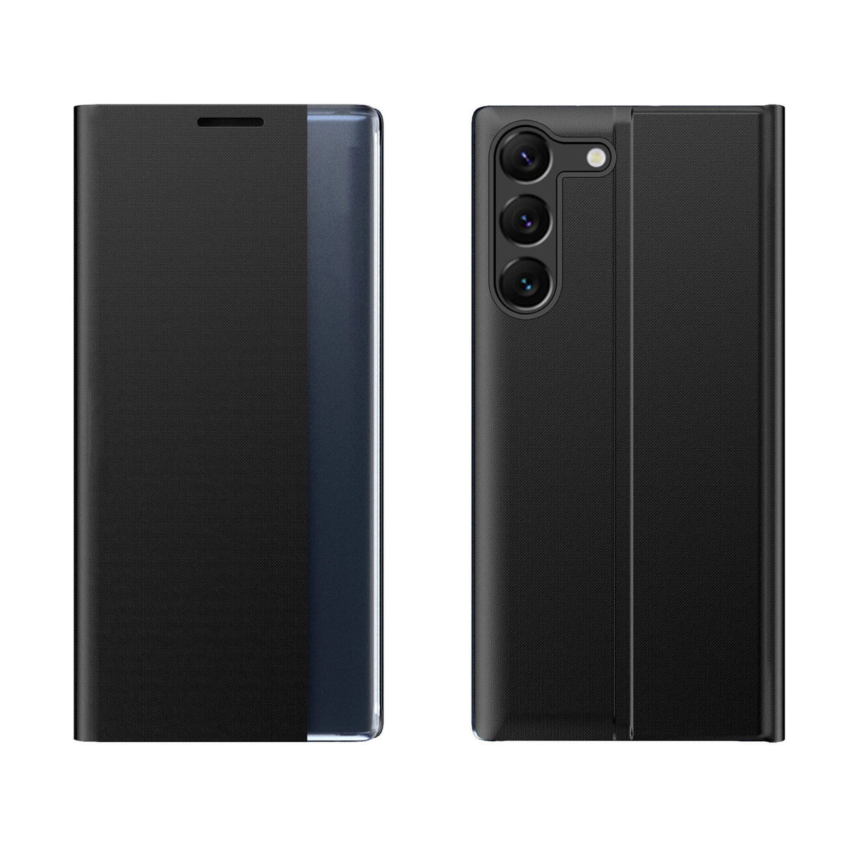 KNIŽNI  ZA XIAOMI POCO C65/REDMI 13C HEYCASE SLEEP VIEW CASE CRNA