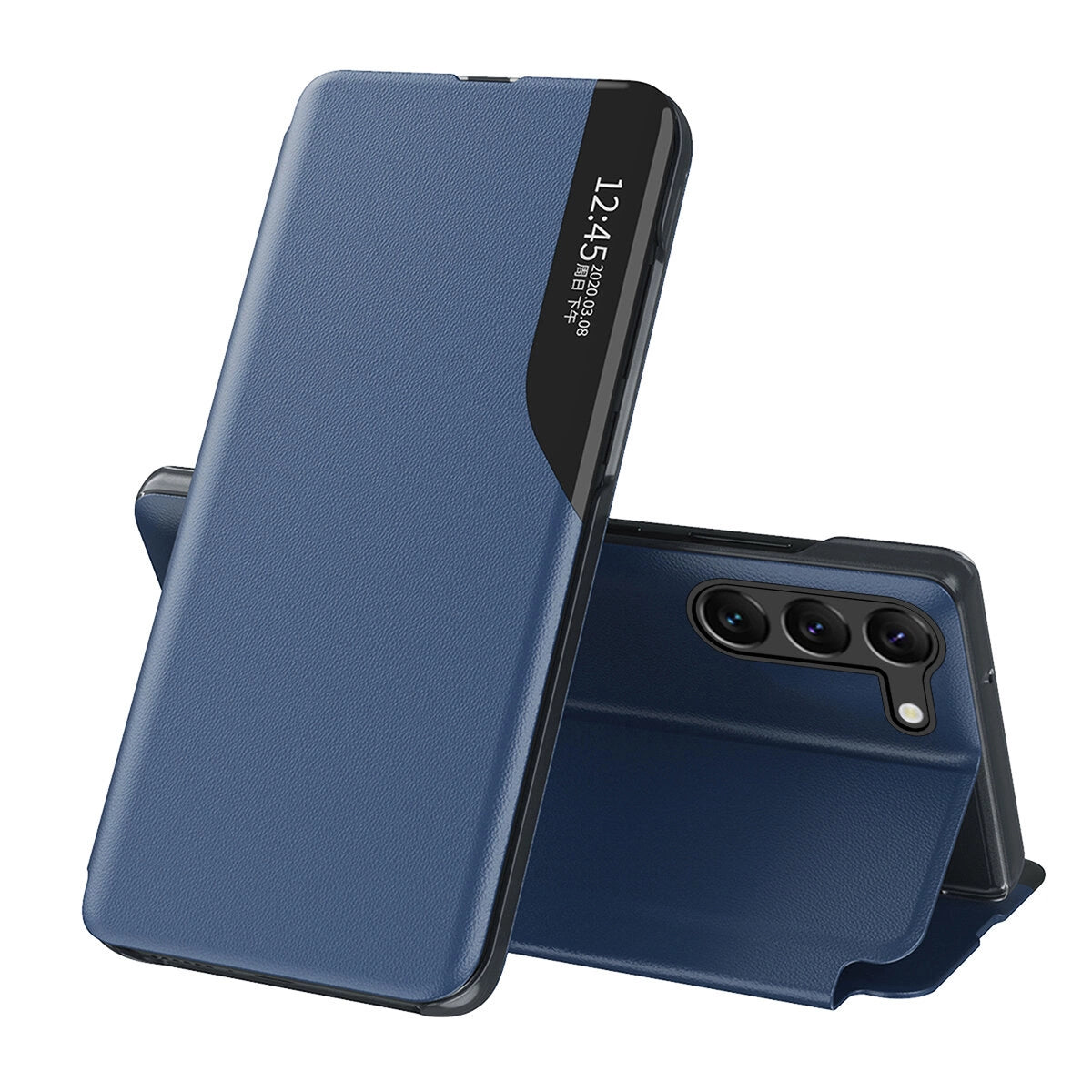 KNIŽKOVÝ KRYT NA XIAOMI POCO C65 / REDMI 13C HEYCASE SMART VIEW BLUE