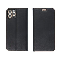 KNIŽKOVÝ KRYT NA SAMSUNG A35 5G HEYCASE WALLET CARBON GOLD / BLACK