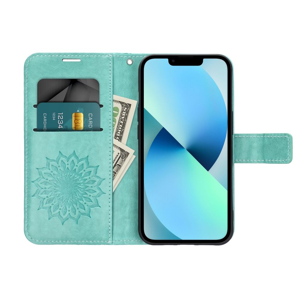 KNIŽNI  HEYCASE WALLET MANDALA SAMSUNG GALAXY A15 5G ZELENA
