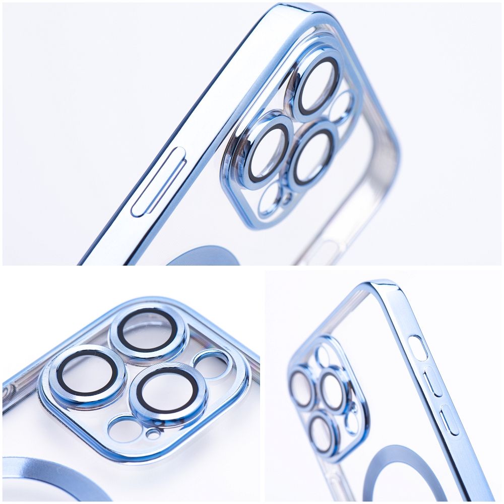 KRYT NA IPHONE 15 HEYCASE SHINE MAGSAFE BLUE