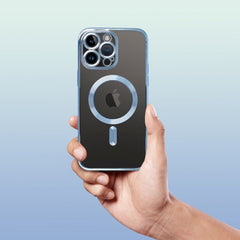 KRYT NA IPHONE 15 HEYCASE SHINE MAGSAFE BLUE