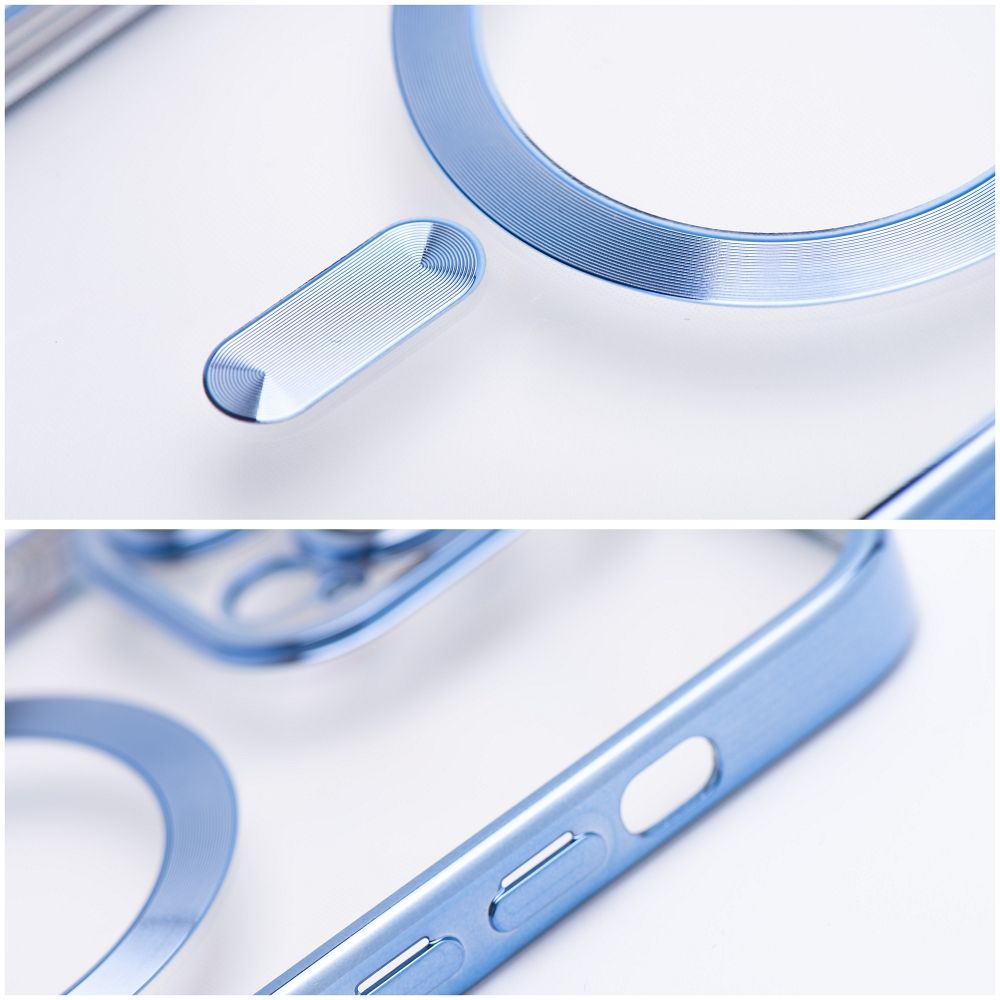 KRYT NA IPHONE 15 HEYCASE SHINE MAGSAFE BLUE