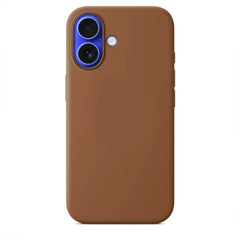KRYT NA IPHONE 16  HEYCASE ICON SILICONE CARAMEL