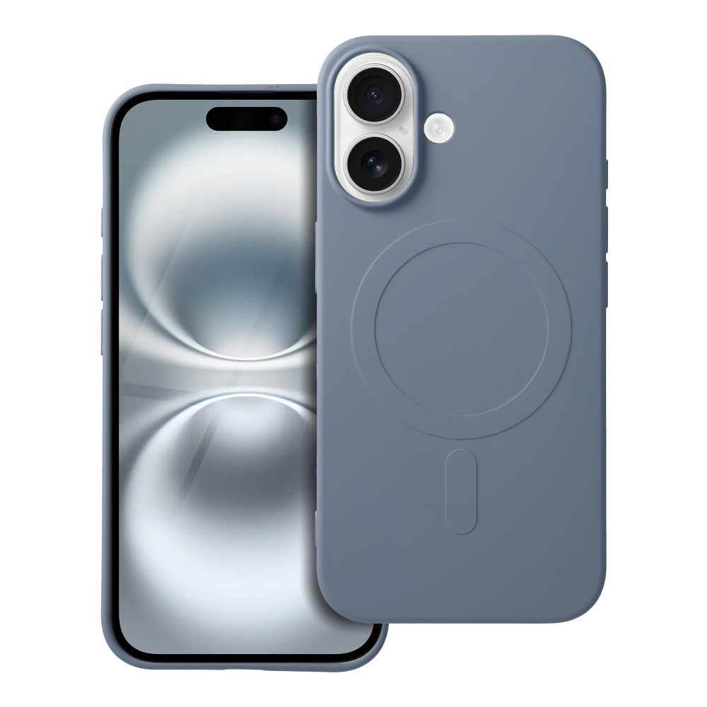  ZA IPHONE 16 HEYCASE SILIKON MAG MAGSAFE SVJETLO PLAVA