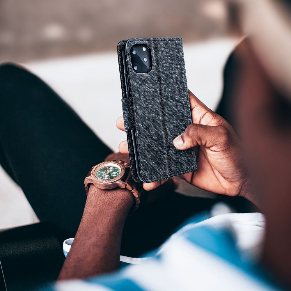 KRYT NA MOTOROLA MOTO G55 5G HEYCASE FANCY WALLET BLACK