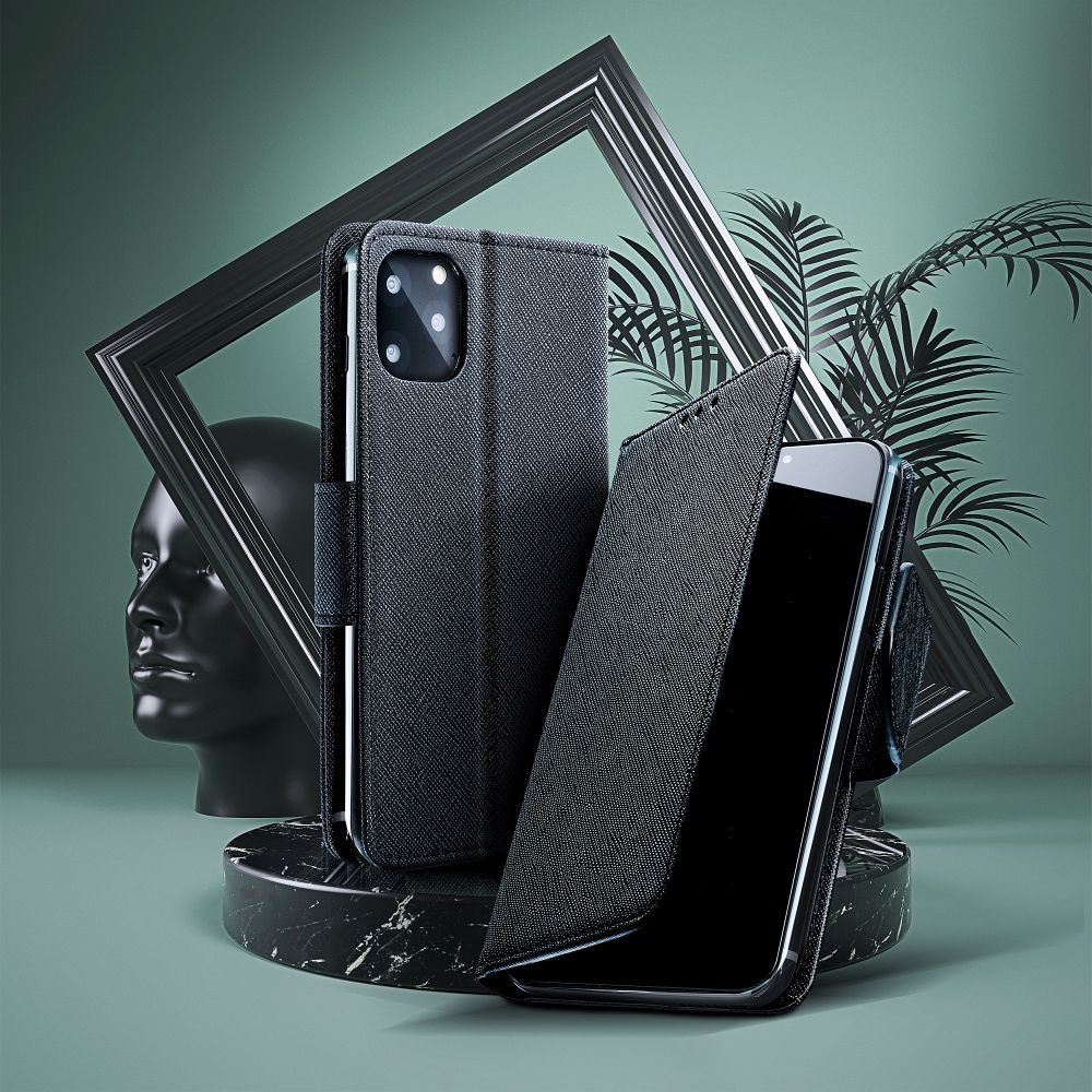 KRYT NA MOTOROLA MOTO G55 5G HEYCASE FANCY WALLET BLACK