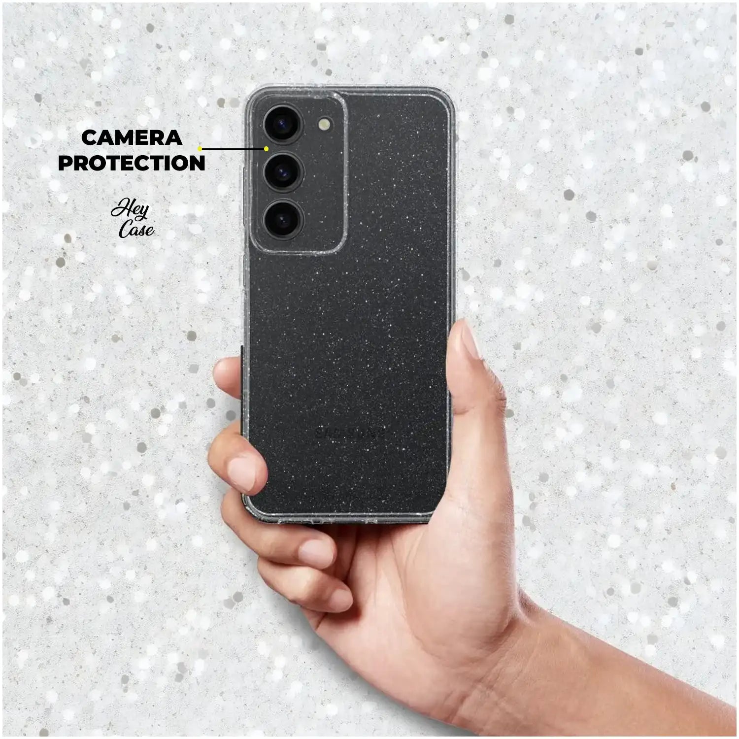  ZA SAMSUNG A25 5G HEYCASE GLITTER JASNA
