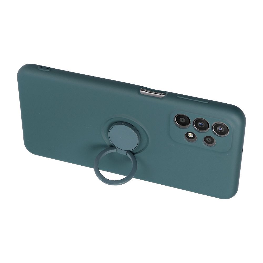 ZA SAMSUNG GALAXY A16 4G / 5G HEYCASE SILIKONSKI PRSTEN ZELENA