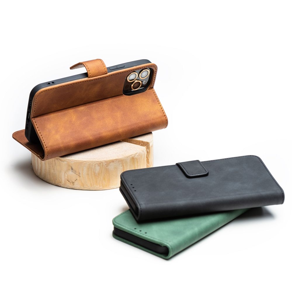 KRYT NA SAMSUNG GALAXY A35 5G HEYCASE TENDER WALLET BROWN