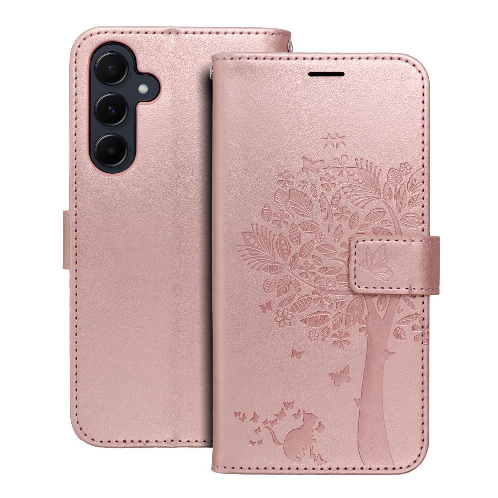 KRYT NA SAMSUNG GALAXY A55 5G HEYCASE MAGNET WALLET WOOD ROSE