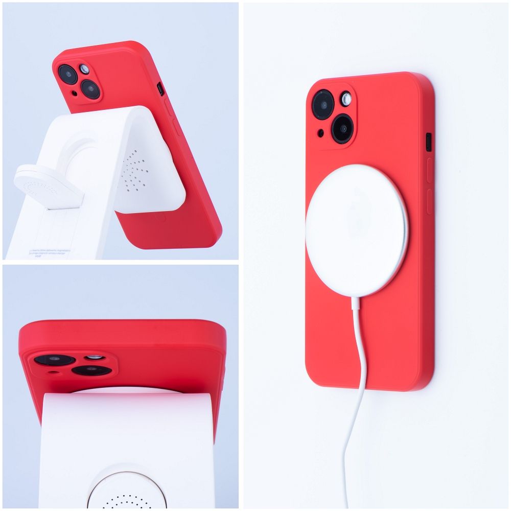 KRYT NA SAMSUNG GALAXY S24 FE HEYCASE SILICONE MAG MAGSAFE RED