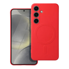 KRYT NA SAMSUNG GALAXY S24 FE HEYCASE SILICONE MAG MAGSAFE RED