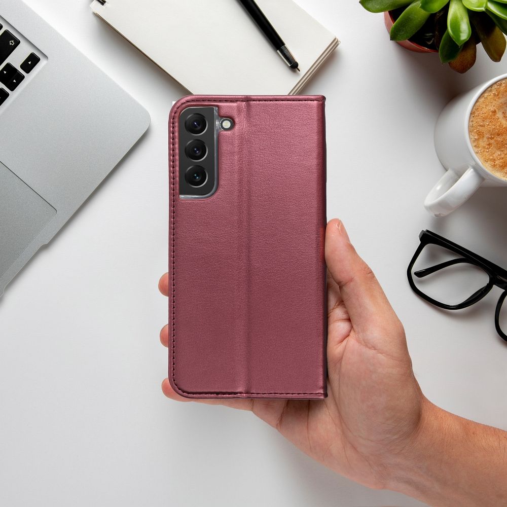 KRYT NA SAMSUNG GALAXY S24 FE HEYCASE WALLET BURGUNDY