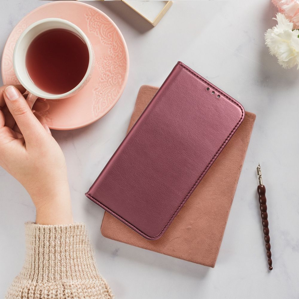KRYT NA SAMSUNG GALAXY S24 FE HEYCASE WALLET BURGUNDY