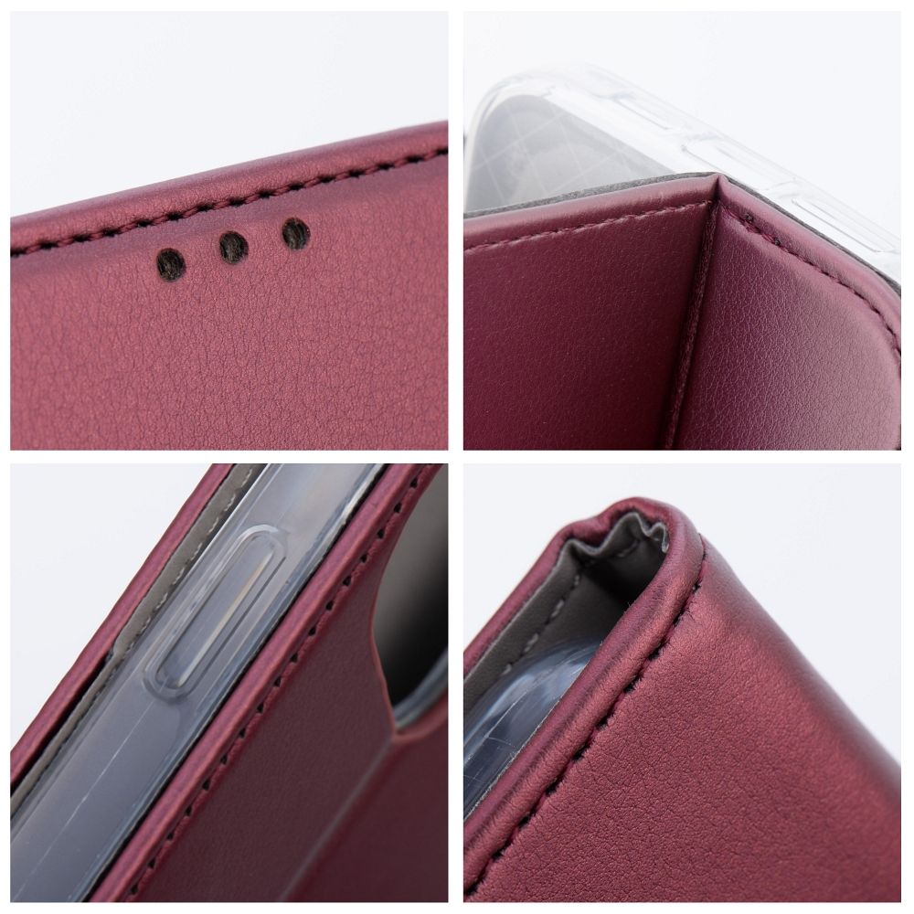KRYT NA SAMSUNG GALAXY S24 FE HEYCASE WALLET BURGUNDY