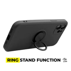  ZA IPHONE 7 / 8 / SE 2020 / SE 2022 HEYCASE ICON RING CRNA