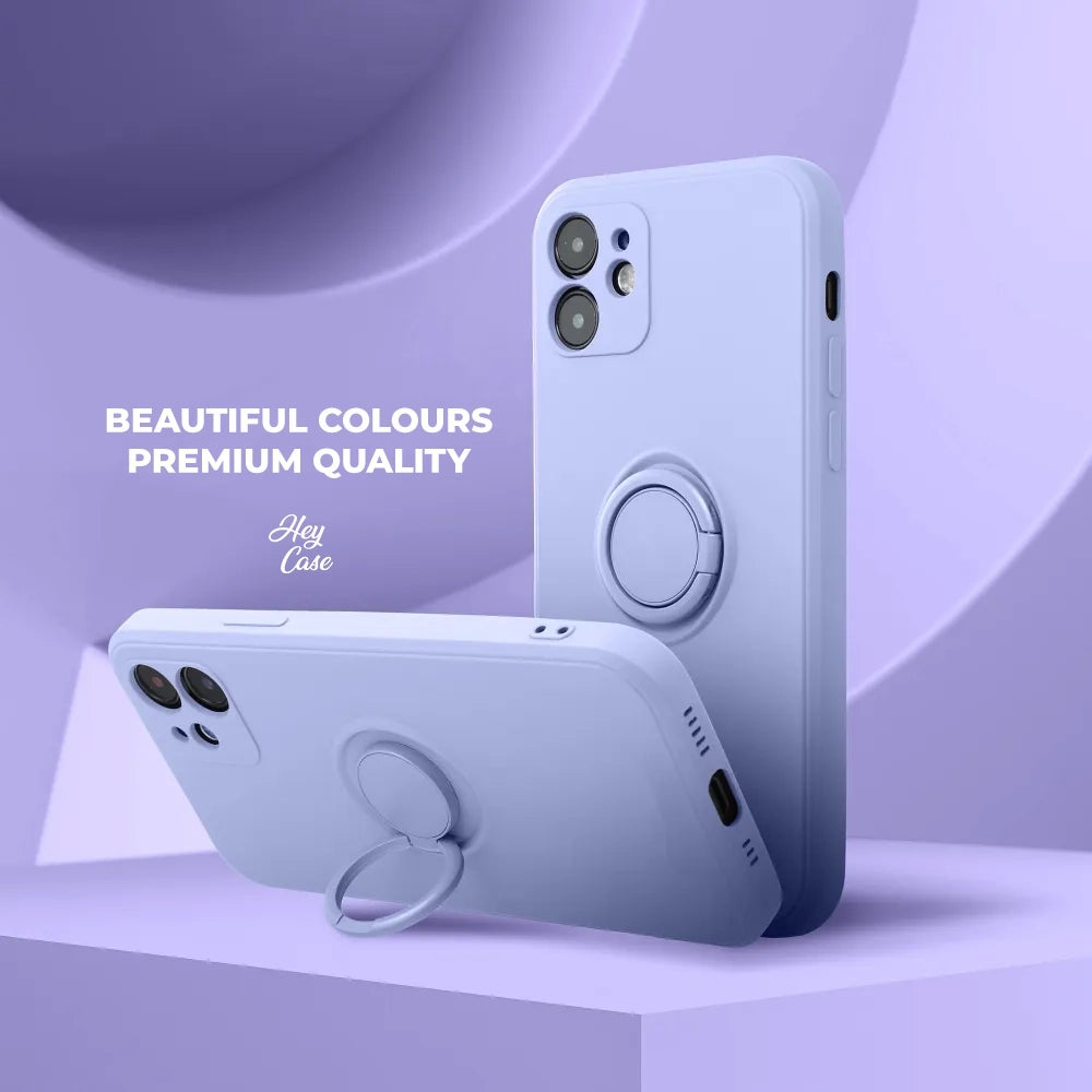  ZA IPHONE 7 / 8 / SE 2020 / SE 2022 HEYCASE ICON RING LJUBIČASTA