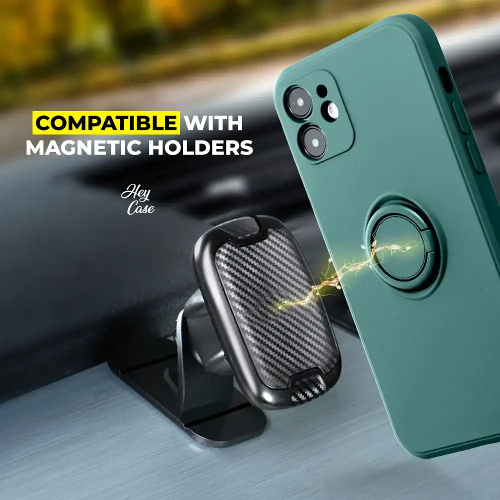  ZA SAMSUNG A55 5G HEYCASE ICON RING ZELENA