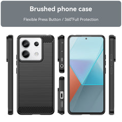 Kryt HeyCase Carbon Xiaomi Redmi Note 13 Pro Plus Black