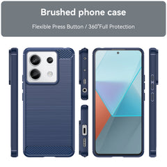Kryt HeyCase Carbon Xiaomi Redmi Note 13 Pro 5g  Blue