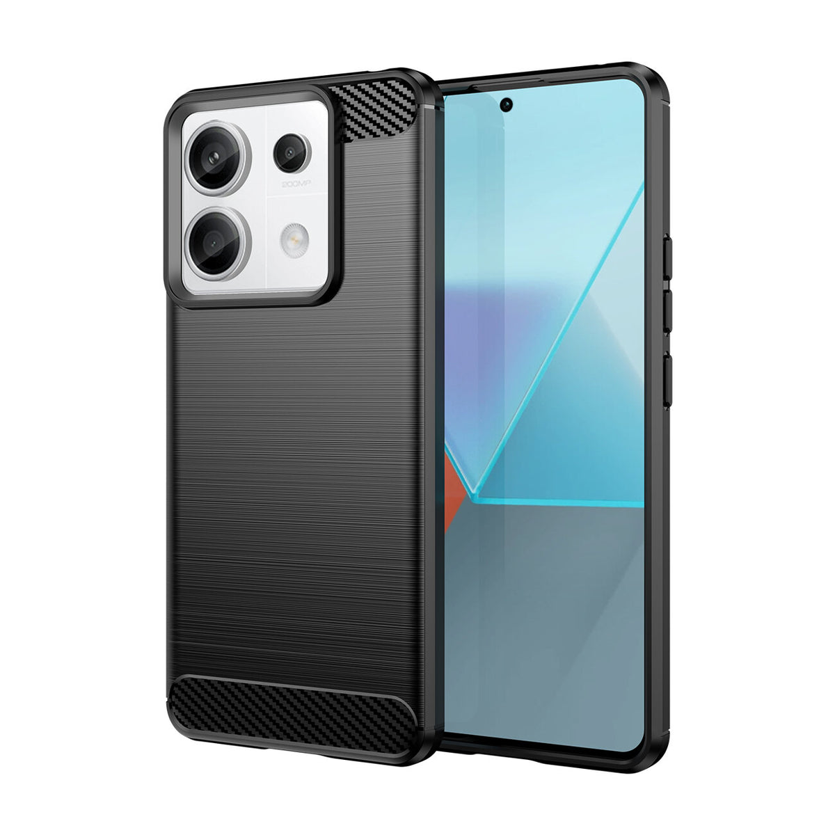 Kryt HeyCase Carbon Xiaomi Redmi Note 13 Pro Plus Black